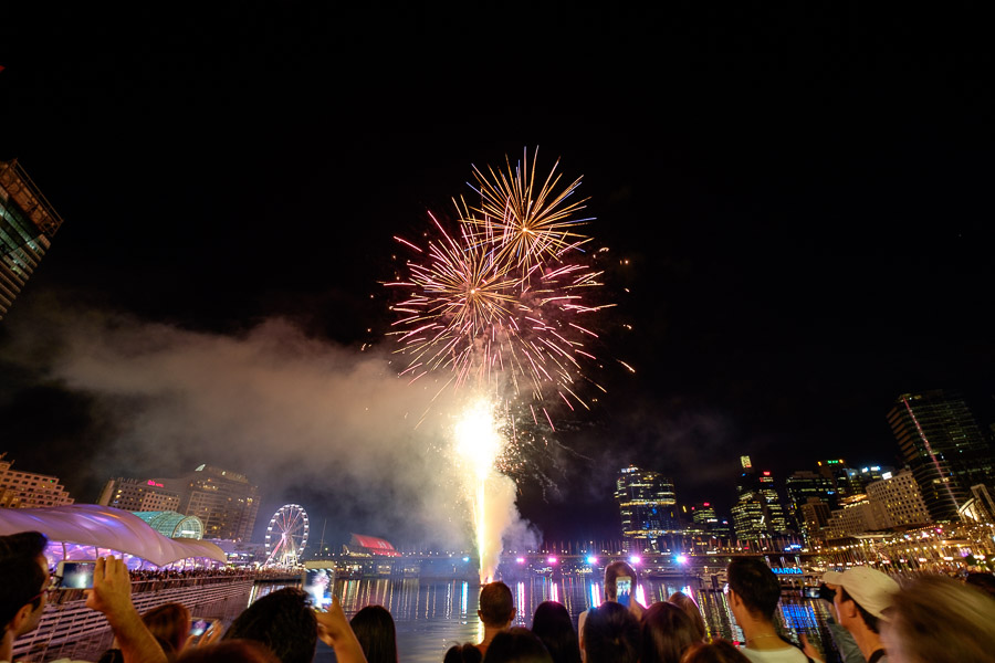 Fireworks at Darling Harbour