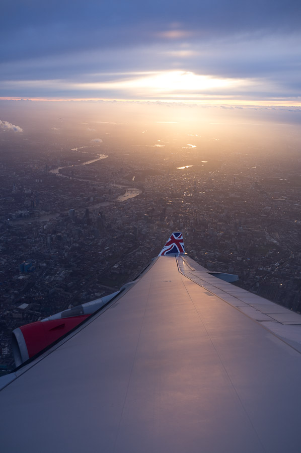 Sunset over Thames