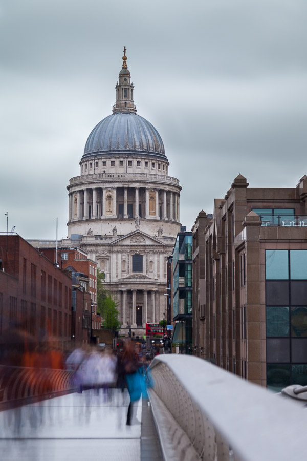 Busy Millenium Bridge